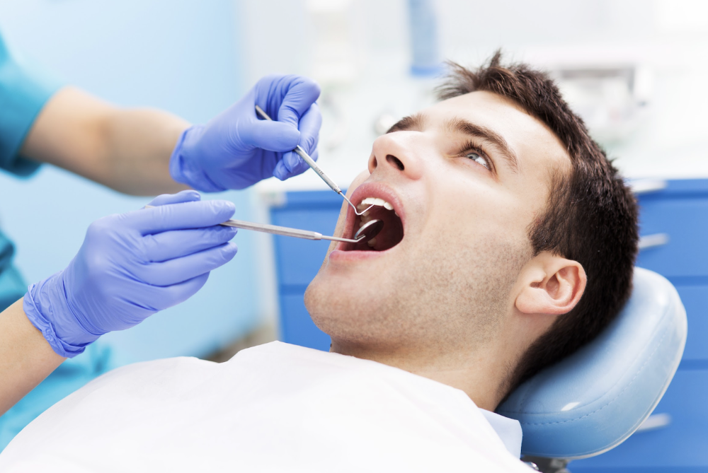 A man getting a Root Canal Therapy treatment in Cloverdale, WA
